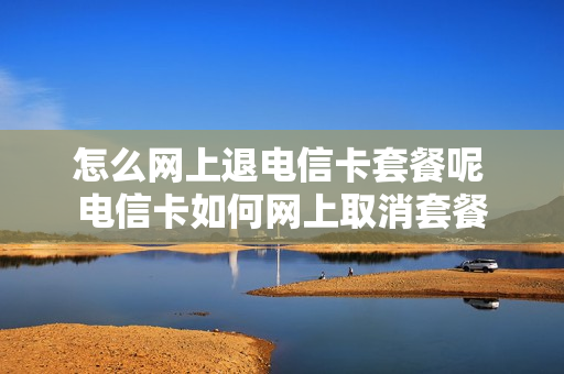 怎么网上退电信卡套餐呢 电信卡如何网上取消套餐