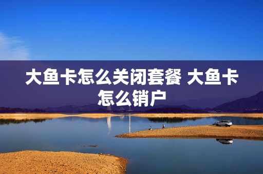 大鱼卡怎么关闭套餐 大鱼卡怎么销户
