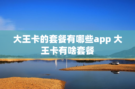 大王卡的套餐有哪些app 大王卡有啥套餐