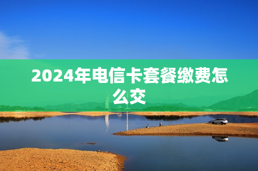 2024年电信卡套餐缴费怎么交