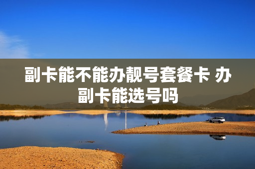 副卡能不能办靓号套餐卡 办副卡能选号吗