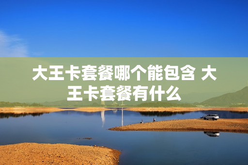 大王卡套餐哪个能包含 大王卡套餐有什么