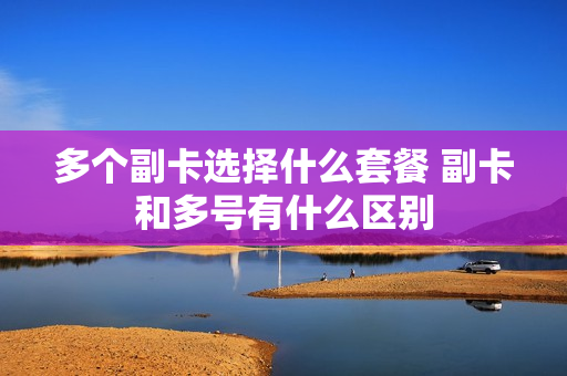 多个副卡选择什么套餐 副卡和多号有什么区别