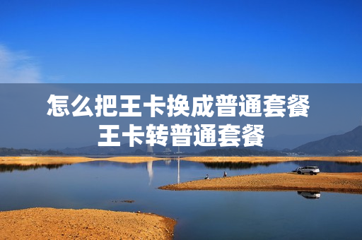 怎么把王卡换成普通套餐 王卡转普通套餐