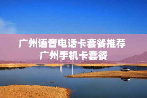 广州语音电话卡套餐推荐 广州手机卡套餐