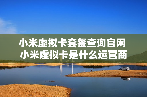 小米虚拟卡套餐查询官网 小米虚拟卡是什么运营商