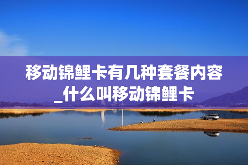 移动锦鲤卡有几种套餐内容_什么叫移动锦鲤卡