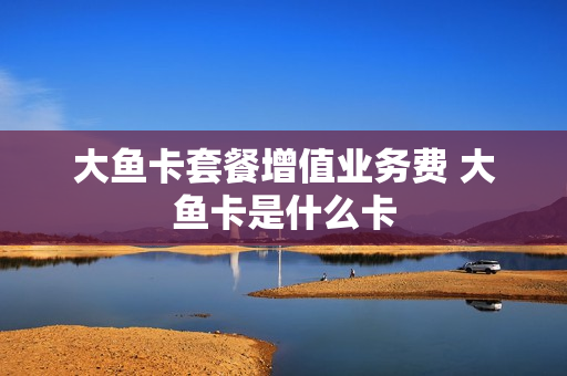 大鱼卡套餐增值业务费 大鱼卡是什么卡