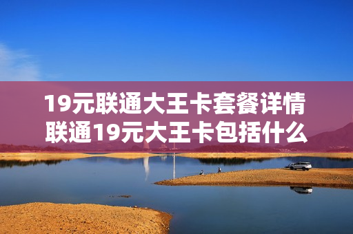 19元联通大王卡套餐详情 联通19元大王卡包括什么
