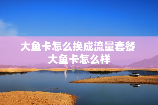 大鱼卡怎么换成流量套餐 大鱼卡怎么样