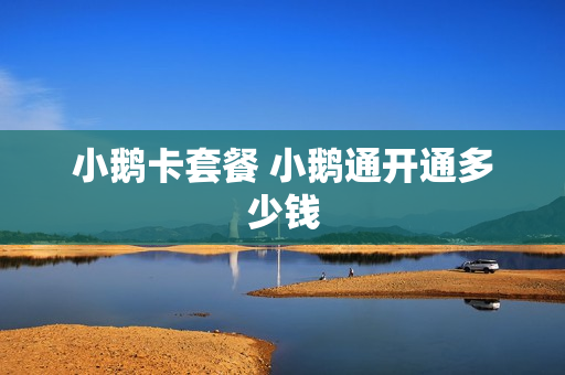 小鹅卡套餐 小鹅通开通多少钱