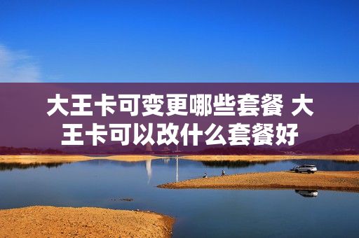 大王卡可变更哪些套餐 大王卡可以改什么套餐好
