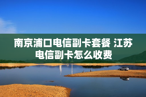 南京浦口电信副卡套餐 江苏电信副卡怎么收费