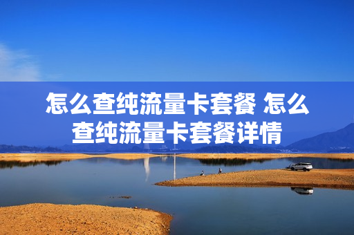 怎么查纯流量卡套餐 怎么查纯流量卡套餐详情