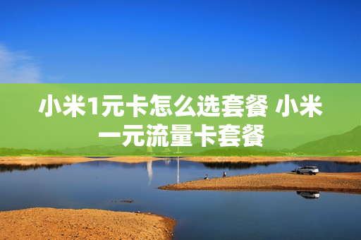 小米1元卡怎么选套餐 小米一元流量卡套餐