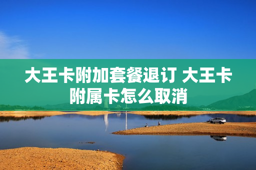 大王卡附加套餐退订 大王卡附属卡怎么取消