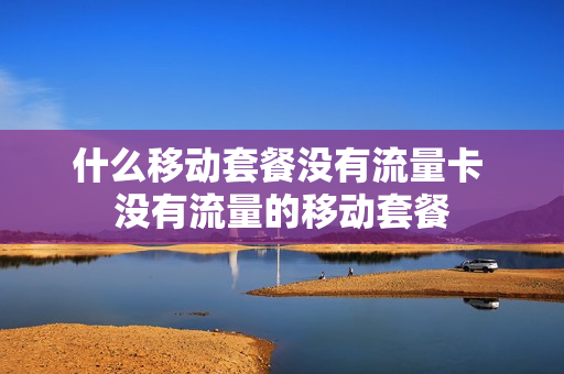 什么移动套餐没有流量卡 没有流量的移动套餐