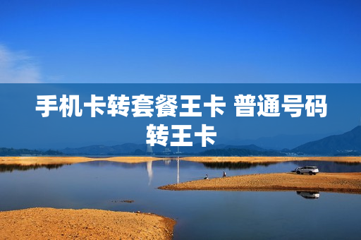 手机卡转套餐王卡 普通号码转王卡