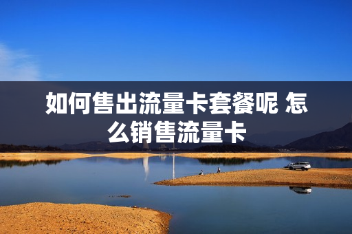 如何售出流量卡套餐呢 怎么销售流量卡