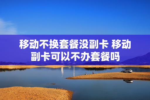 移动不换套餐没副卡 移动副卡可以不办套餐吗