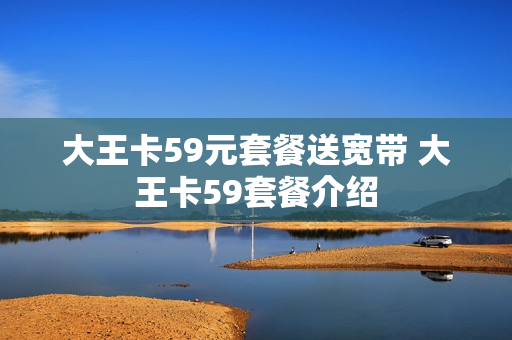大王卡59元套餐送宽带 大王卡59套餐介绍
