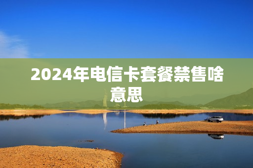 2024年电信卡套餐禁售啥意思