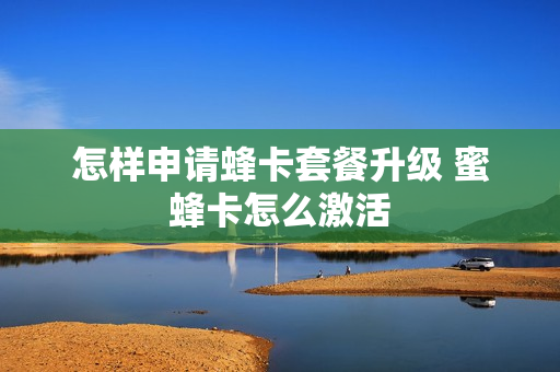 怎样申请蜂卡套餐升级 蜜蜂卡怎么激活