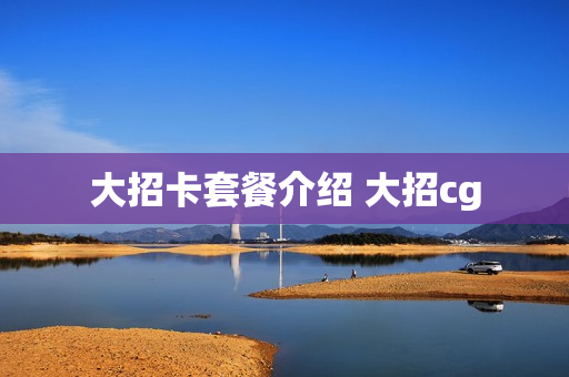 大招卡套餐介绍 大招cg