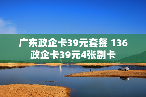 广东政企卡39元套餐 136政企卡39元4张副卡