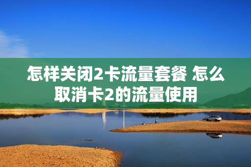 怎样关闭2卡流量套餐 怎么取消卡2的流量使用