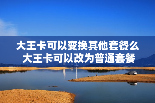 大王卡可以变换其他套餐么 大王卡可以改为普通套餐吗