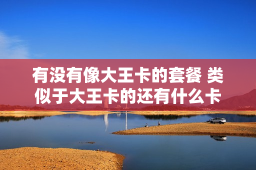 有没有像大王卡的套餐 类似于大王卡的还有什么卡