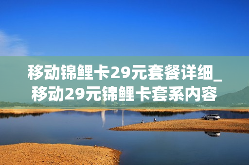 移动锦鲤卡29元套餐详细_移动29元锦鲤卡套系内容