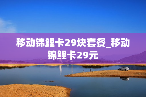 移动锦鲤卡29块套餐_移动锦鲤卡29元