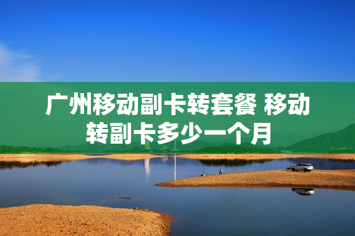 广州移动副卡转套餐 移动转副卡多少一个月