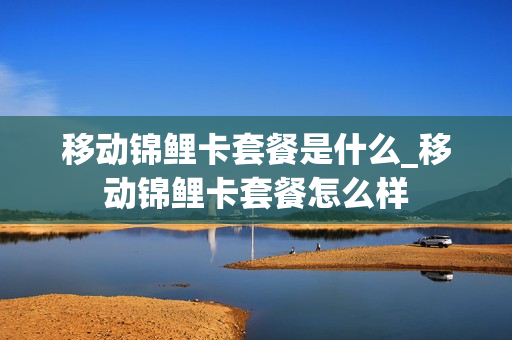 移动锦鲤卡套餐是什么_移动锦鲤卡套餐怎么样