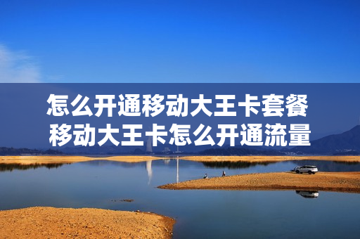 怎么开通移动大王卡套餐 移动大王卡怎么开通流量
