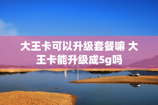 大王卡可以升级套餐嘛 大王卡能升级成5g吗