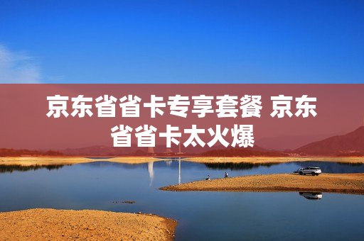 京东省省卡专享套餐 京东省省卡太火爆