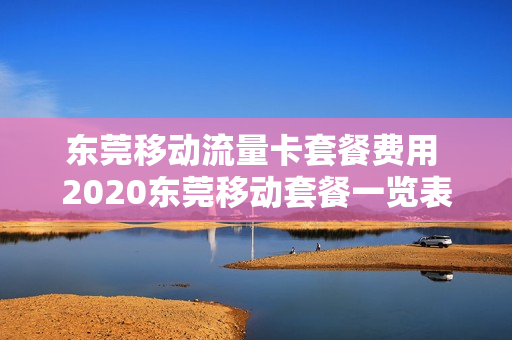 东莞移动流量卡套餐费用 2020东莞移动套餐一览表