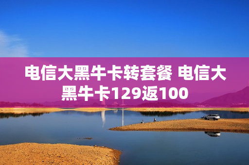 电信大黑牛卡转套餐 电信大黑牛卡129返100