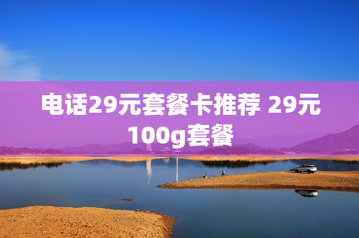 电话29元套餐卡推荐 29元100g套餐