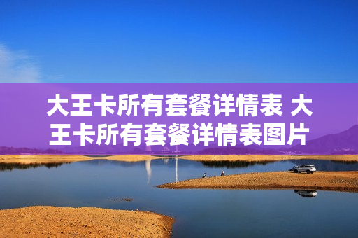 大王卡所有套餐详情表 大王卡所有套餐详情表图片
