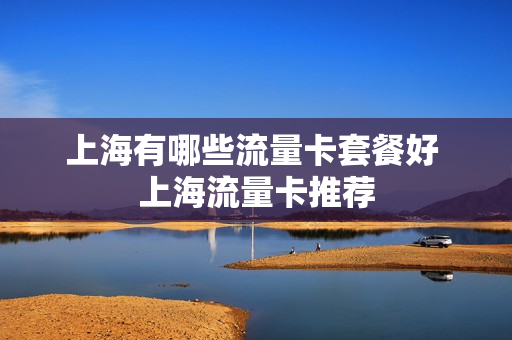 上海有哪些流量卡套餐好 上海流量卡推荐