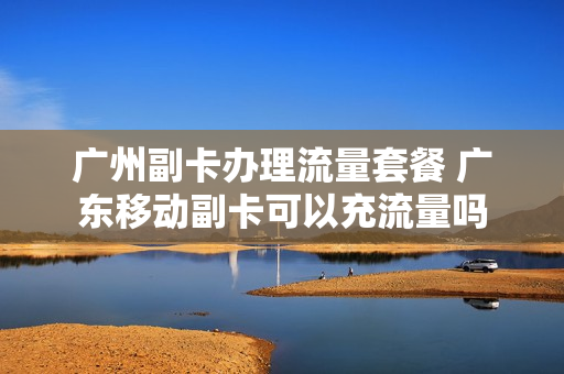 广州副卡办理流量套餐 广东移动副卡可以充流量吗