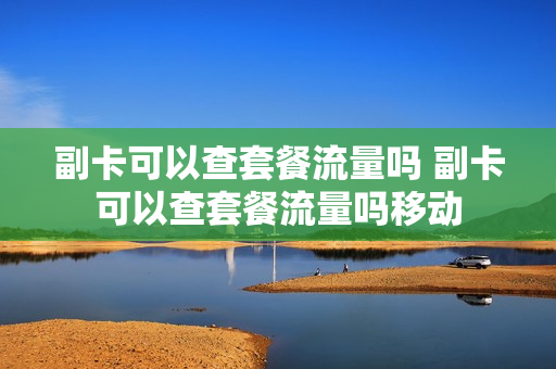 副卡可以查套餐流量吗 副卡可以查套餐流量吗移动