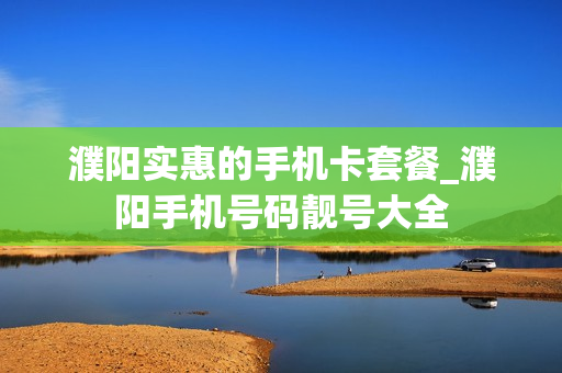 濮阳实惠的手机卡套餐_濮阳手机号码靓号大全