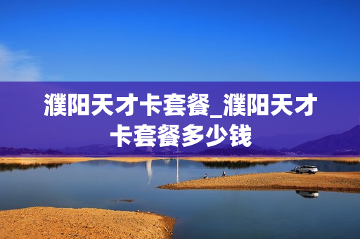 濮阳天才卡套餐_濮阳天才卡套餐多少钱