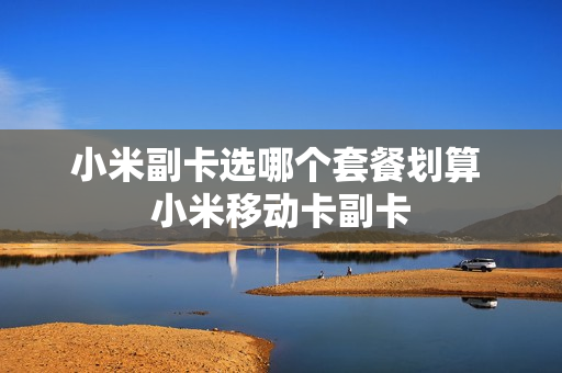 小米副卡选哪个套餐划算 小米移动卡副卡