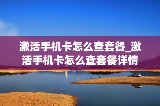 激活手机卡怎么查套餐_激活手机卡怎么查套餐详情